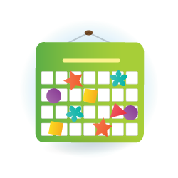 An illustration of a calendar 
